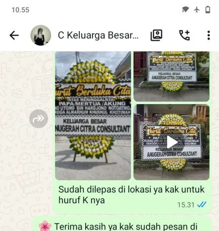 Pengiriman Papan Bunga Duka Singapadu Tengah Sukawati